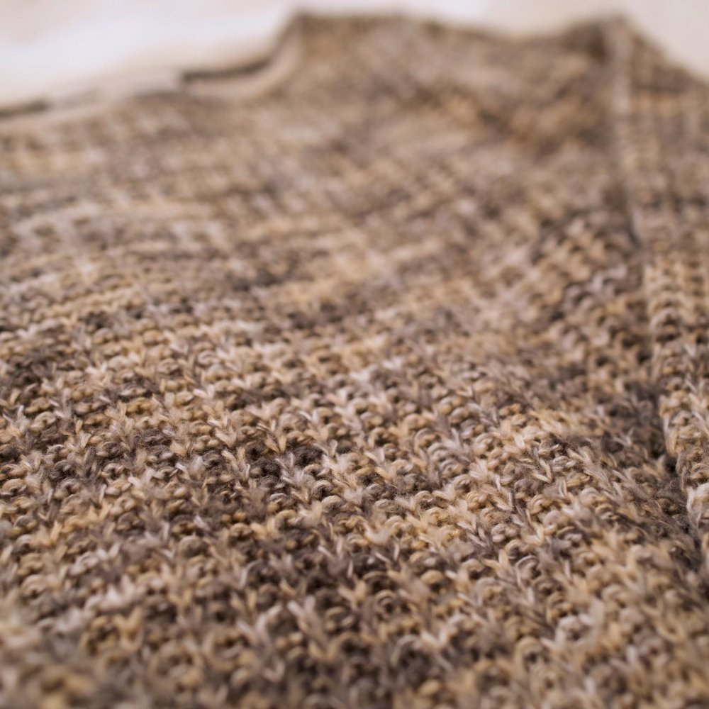 Rewind Neutral Multicolored Cable Knit Sweater - Picture 2 of 4